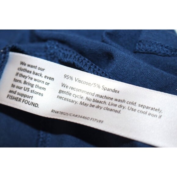 New w/Tags Eileen Fisher -Round Neck, Asymmetric Viscose Jersey Dress, S fits M - Picture 9 of 11